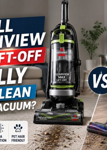 bissell cleanview max lift-off vacuum cleaner