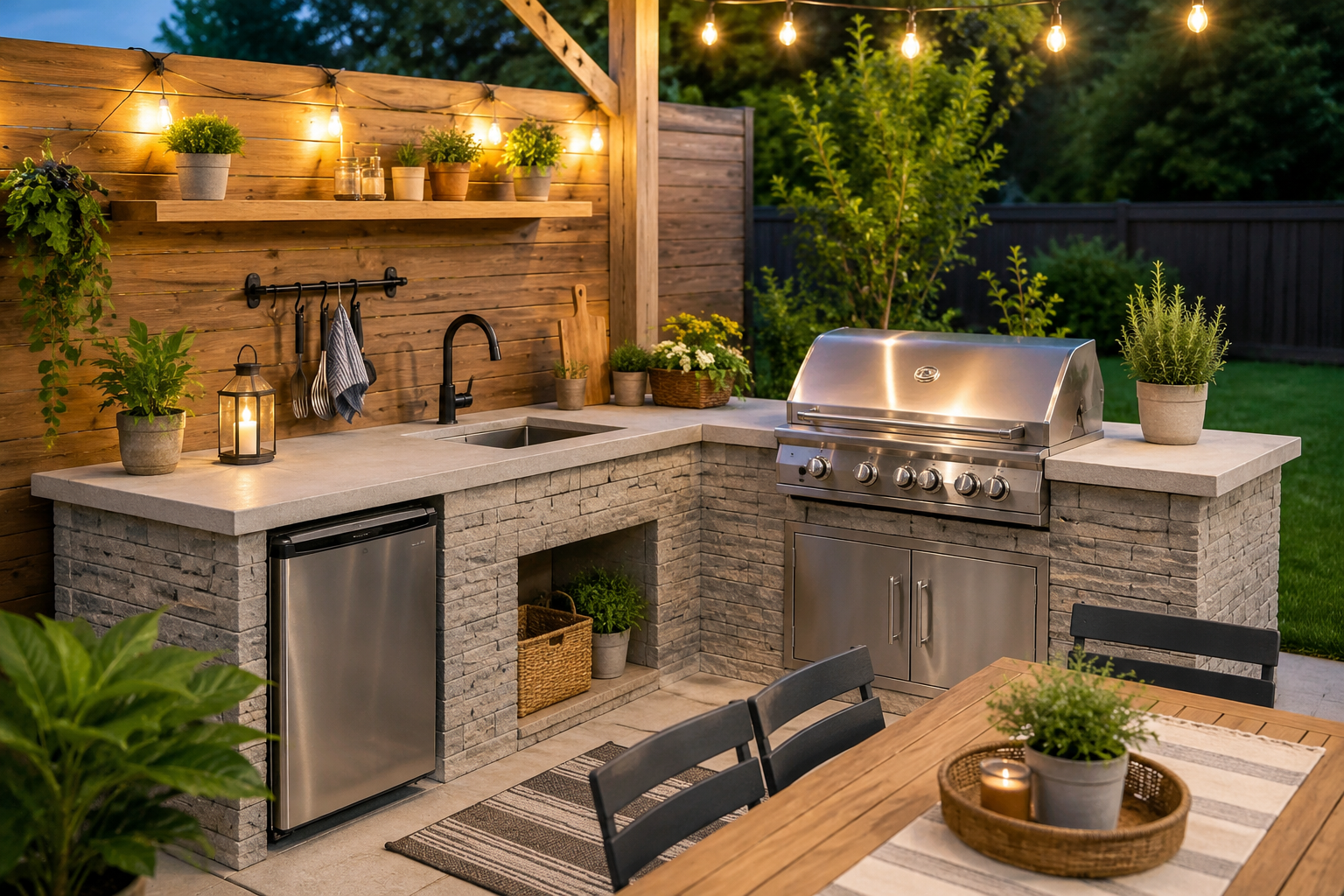Simple Outdoor Kitchen Ideas: Budget-Friendly Layouts for Any Backyard