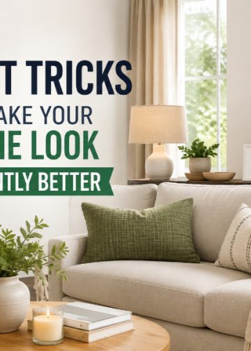 5 Fast Tricks to Make Your Home Look Instantly Better